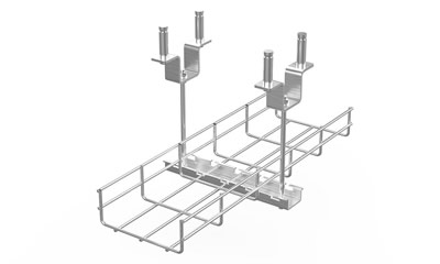 Hot-Dip Galvanized Wire Mesh Cable Tray